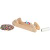 goki Bead Weaving Frame Set: Creative Wooden Toy with Colourful Beads - Promotes Fine Motor Skills, Endurance and Creativity from 6 Years