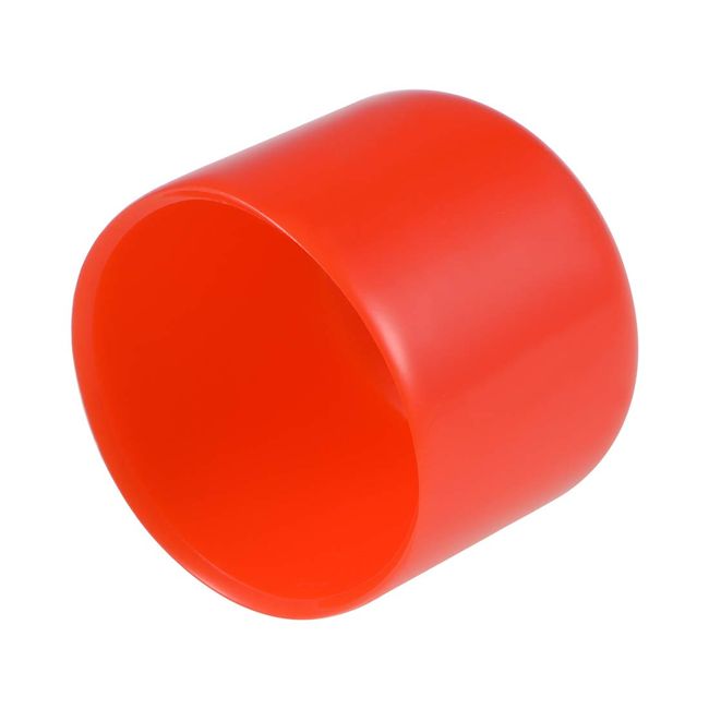 uxcell Screw Protector 32mm ID Round End Cap Cover Tube Cap Red 10pcs