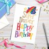 Official Brightside Greeting Card, Super Duper Happy Birthday