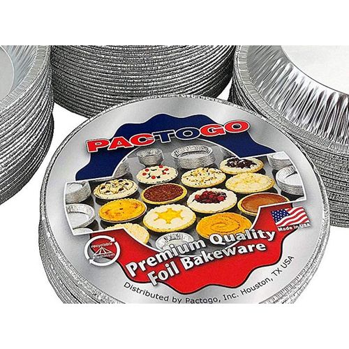 PACTOGO 4" Aluminum Foil Tart Pan 7/8" Deep - Disposable Mini Baking Pie Tins (Pack of 1000)