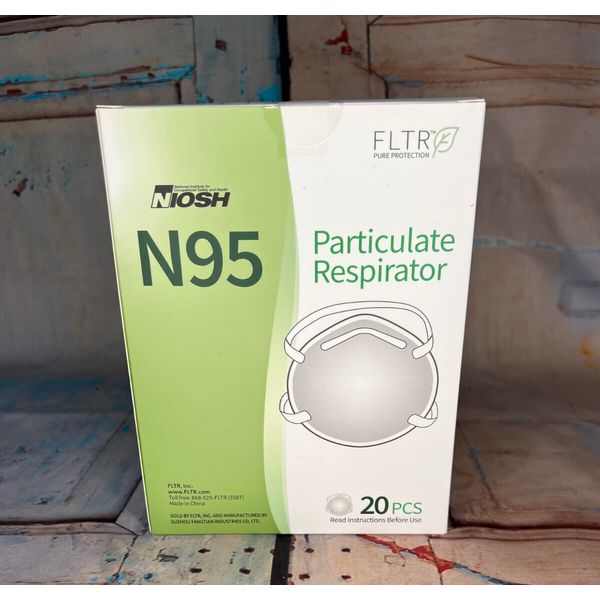 FLTR N95 Particulate Respirator Mask 20Pk