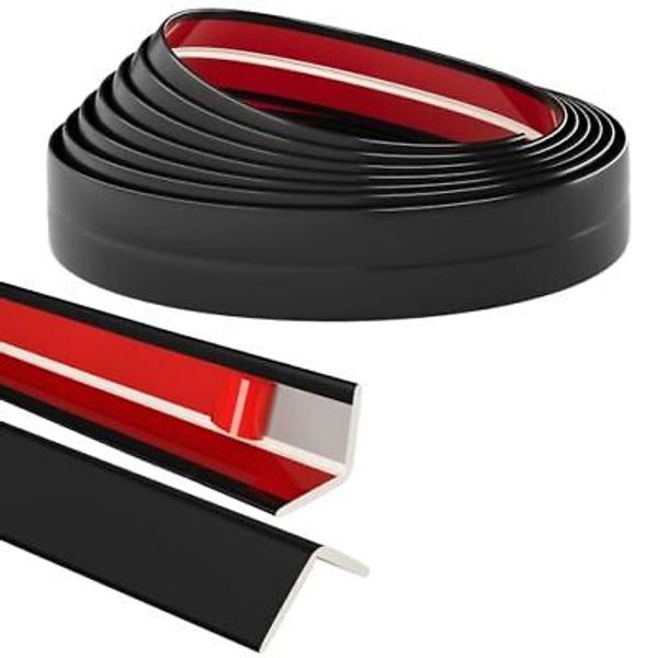 22 Feet Flexible Inside & Outside Corner Trim Molding Peel 1.6 IN*22FT Black