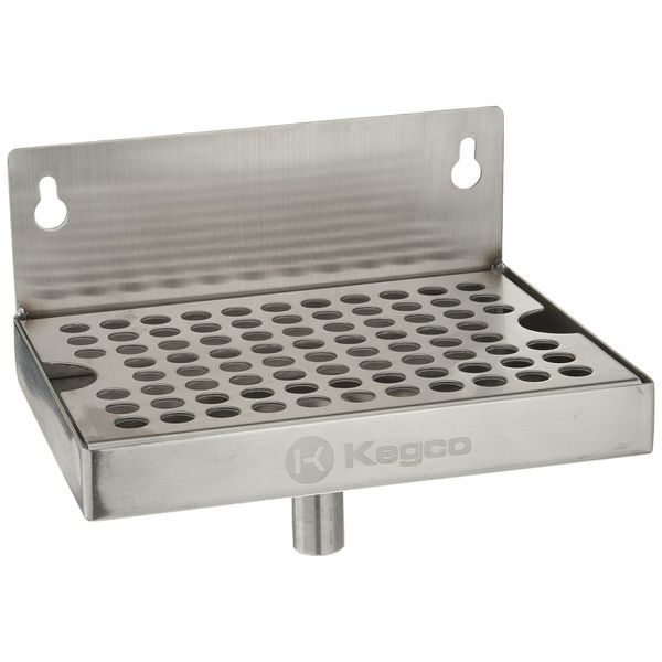 Kegco KC DP-64-D Drip Tray, 6", Stainless Steel