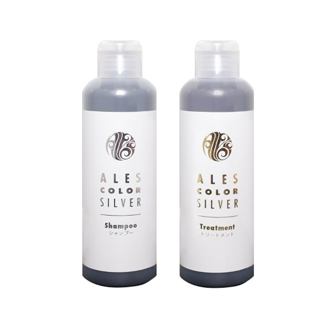 Ares Color Silver Shampoo + Silver Treatment 200ml Set Color Shampoo