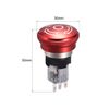 sourcing map 16mm Mounting Latching Emergency Stop Push Button Switch AC250V 5A 1NO 1NC with Plug Wire