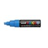 Posca UNI PC-8K CHISEL TIP MARKER PEN- LIGHT BLUE (BOX OF 6)