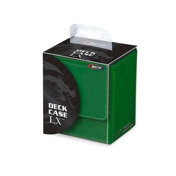 1 BCW Green With Light Green Stitch LX Deck Case