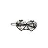 tamarusan (tamarusan) Music Notes Double Heart Glance Chin Clip Hairpin Hair Clip