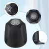 Tinoaly 3pcs Shower Knobs Replacement Kit, Matte Black Shower Knobs Include Base Connectors Screws Compatible with Verve Bathtub Faucet Handle Remodel Trim Kit
