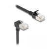 DeLOCK 80304 - Patchkabel Cat.6a, S/FTP, 0,5m, schwarz
