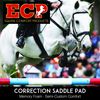 ECP Equine Comfort Products All Purpose Contoured Correction Saddle Pad with Adjustable Memory Foam