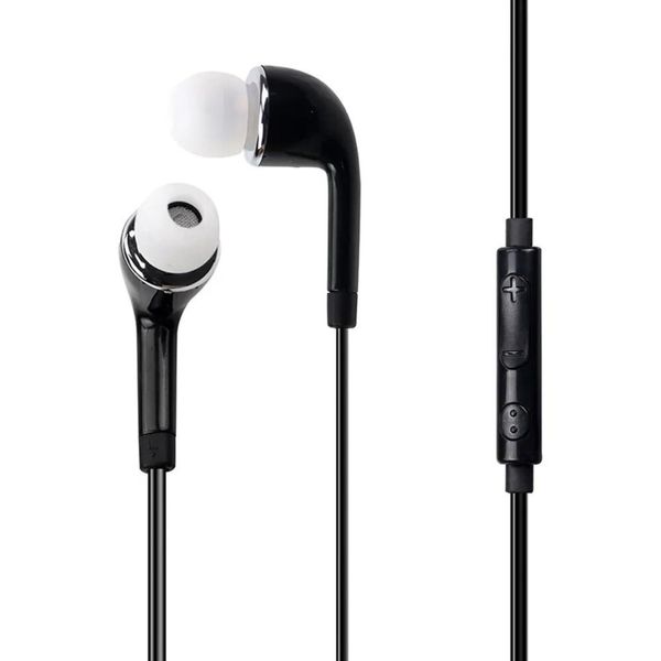 Handsfree Headphones Earphones with Mic-3.5mm Stereo Headset Built-In Microphone,and Universal Device Compatibility-Professional Sound Isolating Earphones,Clear Sound & Deep Bass (Black)