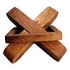 Cross Sticks - Wood Brain Teaser - Coffee Table Puzzle