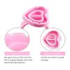 100PCS Lash Glue Holder Rings for Eyelash Extensions, Disposable Volume Lashes Glue Blossom Cups for Lash Extension