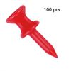 Zivisk Golf Tees Plastic 32MM 100 Count Red Golf Tees