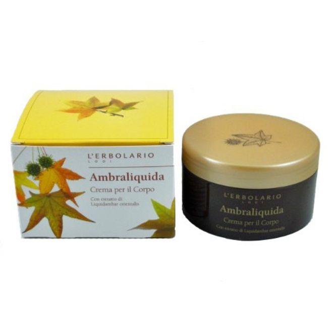 LErbolario Ambraliquida Body Cream For Women 8.4 oz Body Cream