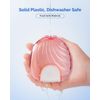 JMU Retainer Case, Pink Press-to-Open Retainer Case, Orthodontic Dental Mouthguard Container Denture Case