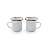 BAREBONES Enamel Espresso Cups, Set of 2