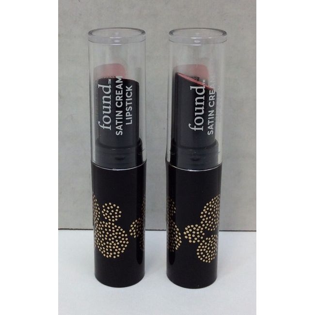 Found Satin Cream Lipstick 110- Blush, Lot of 2 Lipsticks, Free Shipping