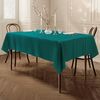 Home Direct Extra Large Rectangular Fabric Tablecloth Table Cover 150x250cm 59"x98" Teal Blue Green