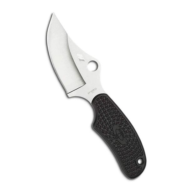 Spyderco Ark Salt Fixed Blade Knife with 2.56" H-1 Corrosion-Resistant Steel Blade and Premium Injection-Molded Polymer Sheath - PlainEdge - FB35PBK