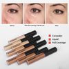 PHOERA Full Coverage Liquid Concealer 1 Count, Moisturizer HD High Definition Foundation, 24HR for Dark Circles (101#LIGHT)