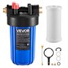 VEVOR RV Water Filter System with Replaceable Cartridge for Clean Water RV Boat