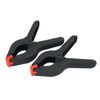 6" Spring Clamp With Adjustable Plastic Jaws (2 Packs)