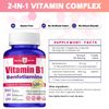 Vitamin B-1 Thiamin 500mg High Potency 120 Capsules
