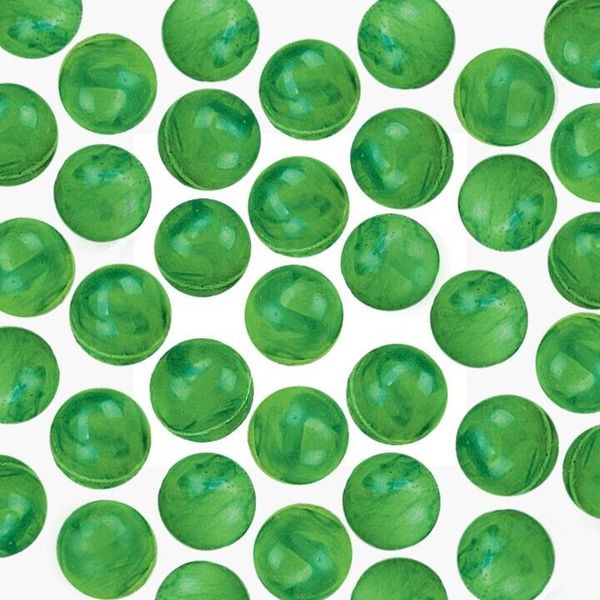 Bulk 48 Pc. Mini Marbleized Swirl Green Rubber Bouncy Balls Party Favor