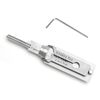 Lock Pick Key Decoder Lock Picking and Key Reader, 2-in-1 Pick, Car Key Reader,Lock Pick Decoder for Auto, Auto Lock Pick, Professional Locksmith Tools, Auto Lock Pick, Stainless Steel