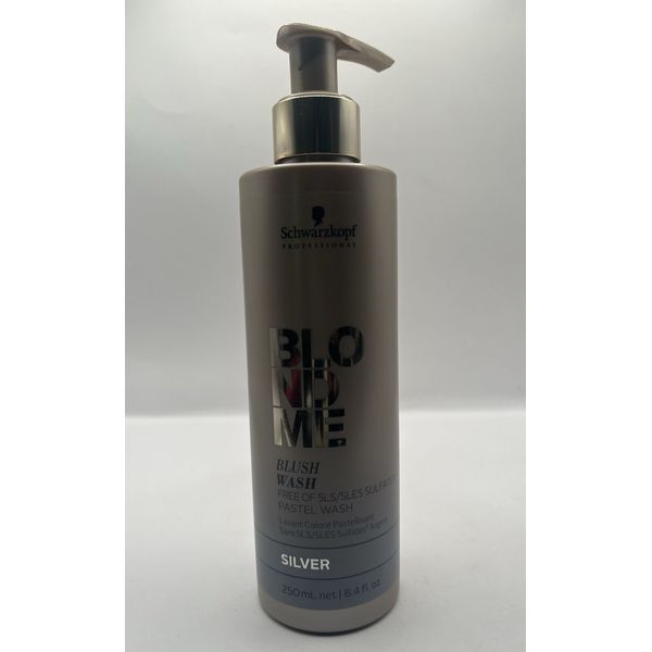 Schwarzkopf BlondMe Blush Wash Silver 8.4oz 250ml New
