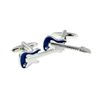 Blue Guitar, Music Cufflinks Presented in a Cufflink Box Presented in a Box