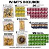 Asian Snacks Box Ultimate 100 Count Variety Candy Snack Care Package Sampler
