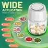 Electric Garlic Chopper, 300ML Portable Cordless Mini Food Processor, Recharg...