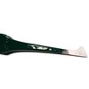 Eyelash Extension Tweezers Russian Chisel Tip (Chisel Tip, Green)