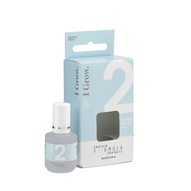 Protein Formula for Nails 2 Grow 15ml, soft thin peeling weak nails. Panthenol will help the nail structure become denser, helps to rebuild links between damaged fibers Biotin increases nail strength