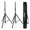 Knox 2 Adjustable Tripod Speaker Stand with Carry Bag