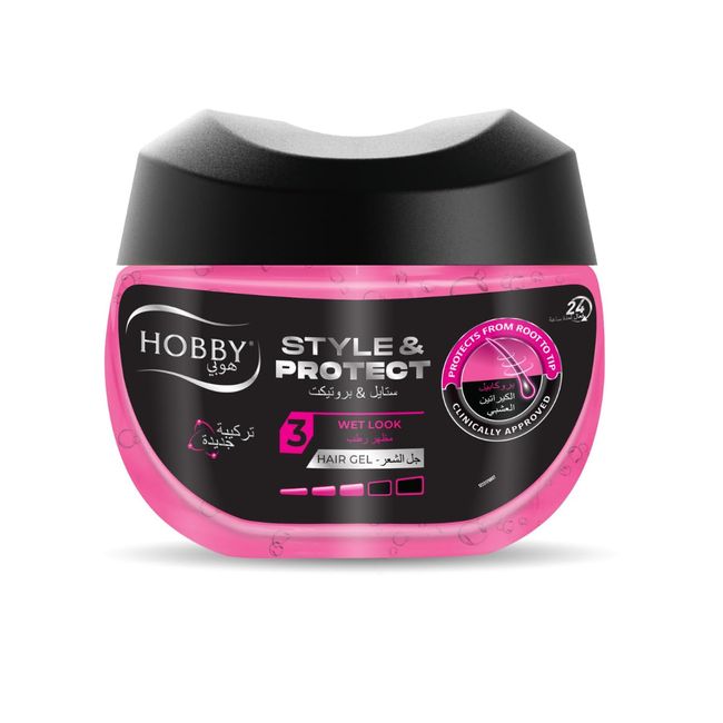 Hobby Style&Protect Islak Görünüm Saç Jölesi, 400ml