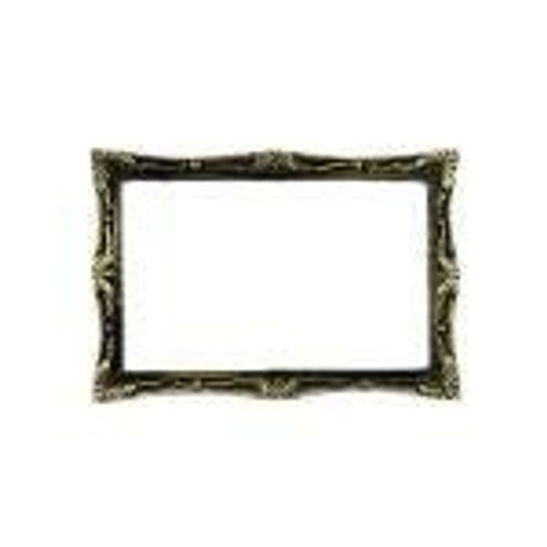 Melody Jane Dolls House Empty Antique Gold Picture Painting Frame Rectangular LG