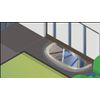 "48 in. x 4 in. Polyethylene Low Profile Window Well Cover | Durable