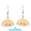 bluebubble KAWAII CAFE Happy Dumpling Dangle Earrings on Gift Card