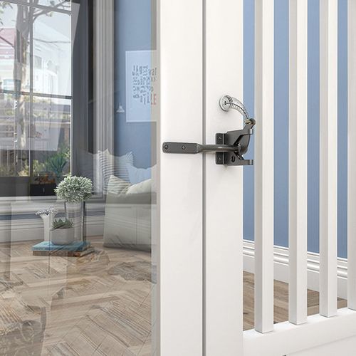 VILLCASE Gate Latch Cable Pull, Stainless Steel Adjustable Gate Latch String Fence Gate Pull Lock Latch Gate Opener for Metal Wooden Fences Garden Backyard Door, 2 Sets