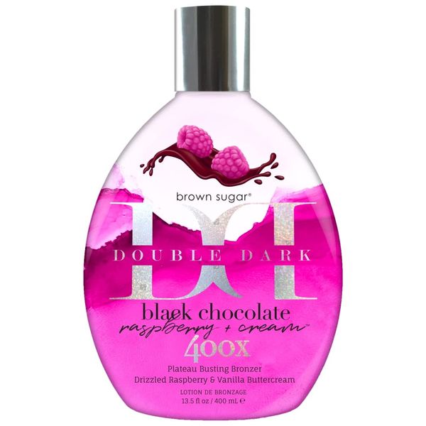 Tan Inc Brown Sugar Double Dark Black Chocolate Raspberry Cream 400X Bronzer 400ml