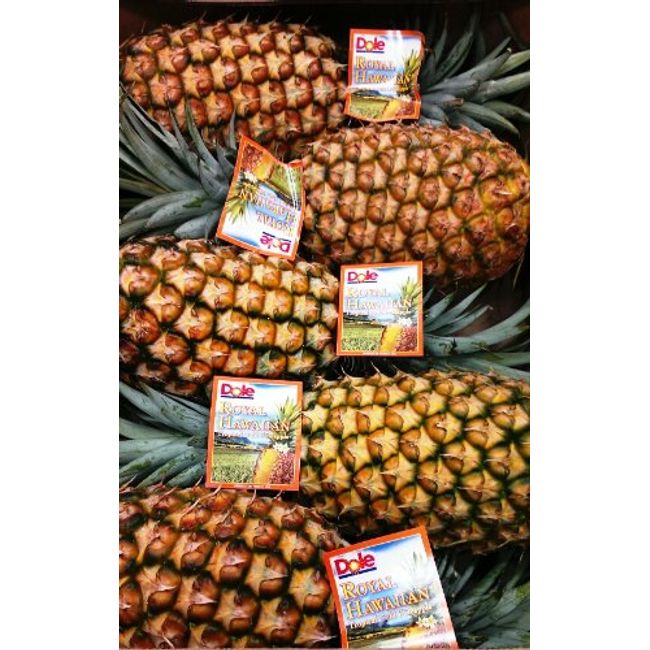 Fresh Tropical Gold Hawaiian Pineapples (2 ea)