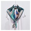 Scarves Satin Girls Silk Scarf Silk Small Square Scarf 88 cm Autumn and Winter Literary Temperament Scarf Women Japanese