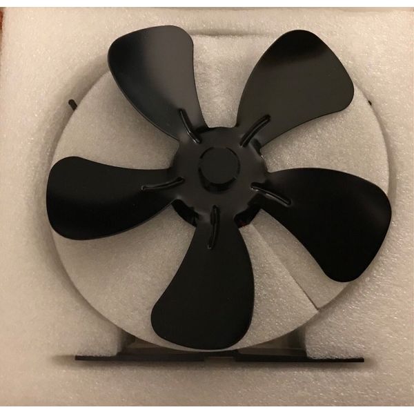 5 Blades Stove Fan Heat Powered Fireplace Fan Hanging on Chimney Pipe