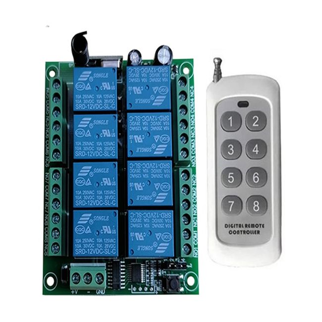 1000m Control Distance RF 315/433 MHz Digital Wireless Remote