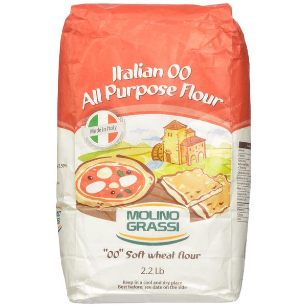 Italian 00 All Purpose Flour by Molino Grassi (2.2 pound)