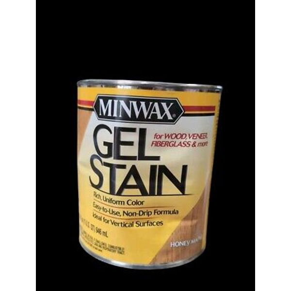 Minwax Gel Stain HONEY MAPLE for Wood Veneer Fiberglass 32 fl oz-1 quart dent